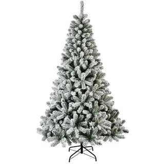 Everlands Verschneiter Weihnachtsbaum Des Monarchen 116x180 Cm - White - One Size