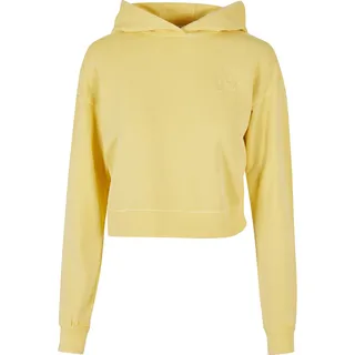URBAN CLASSICS Kapuzenpullover Hoodie Flower Embroidery Gelb 5XL