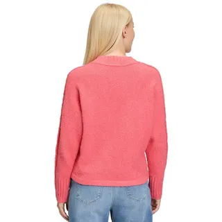 Cartoon Strickpullover mit Fledermausärmeln Calypso Coral 38