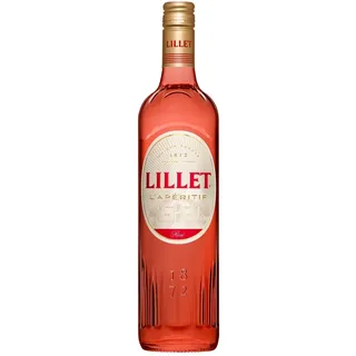 Lillet Rosé, französischer Wein-Aperitif, fruchtig-frischer Geschmack von Orange & roten Früchten, für Spritz & Cocktails, 17% Vol., 1 x 0,75 l