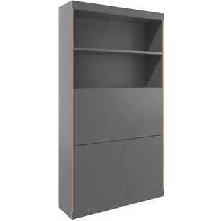 Müller Small Living - Flai Home-Office Sekretär, anthrazit, groß