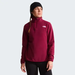 The North Face Glacier Fleece 1/4 Zip Jacke Rot M