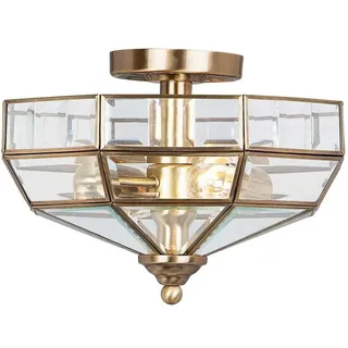 Elstead Lighting Old Park 2xE27 Antikes Messing