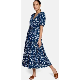 Zero Maxikleid Blau/Cream 36