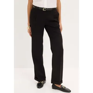 bonprix Marlene-Hose Weite Schwarz 52