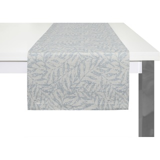 Tischläufer WIRTH "Gospic" Tischdecken Gr. B/L: 150 cm x 40 cm, 1 St., blau Tischläufer