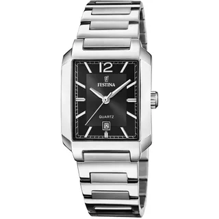 Festina Damenuhr Analog aus Edelstahl 316l Silberfarben