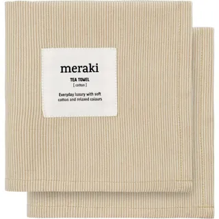 Meraki, Geschirrtuch, Verum Tea Towels - Off white/safari (304030312) (75 x 55 cm)