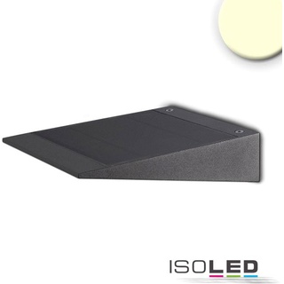 ISOLED LED SOLAR Wandleuchte mit HF-Bewegungs- u. Helligkeitssensor, 2W, I
