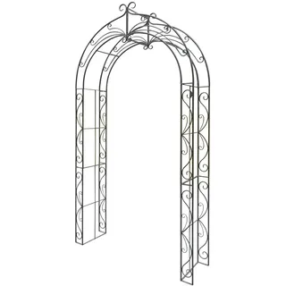 Dehner Rosenbogen Newport 134 x 244 x 38 cm Braun