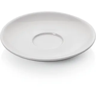 WAS Germany - Espresso Untertasse Set ITALIA WHITE, für 4999 009, Set á 6 Stück, Porzellan