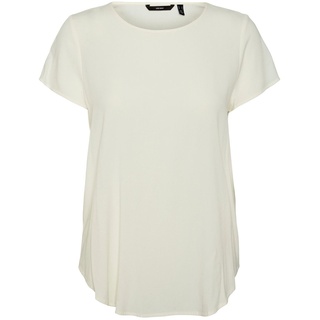 Vero Moda Damen T-Shirt VMBECCA Regular Fit Weiß 10248152 XS