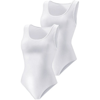 Shirtbody VIVANCE Gr. 48/50, N-Gr, weiß Damen Bodies T-Shirt-Body Bodys aus Baumwoll-Stretch-Qualität Bestseller