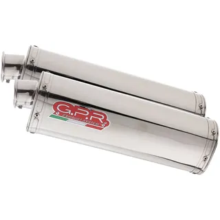 GPR EXHAUST SYSTEMS GPR Endschalldämpfer Yamaha Tdm 850 1991/01, Pair EC-Approv. slip-on exhaust Trioval