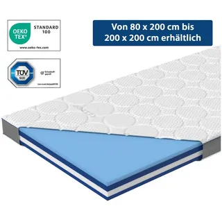 Genius Royal Hybrid Matratzentopper 140 x 200 cm weiß