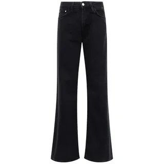 Mavi Boyfriend-Jeans Jeans Loose Fit High-Rise Wide Leg 5-Pocket MALIBU; mid indigo brushed 90s grau 31W / 32L
