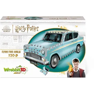 Wrebbit3D, Harry Potter: Flying Ford Anglia (130pc), 3D Puzzle, Ages 12+