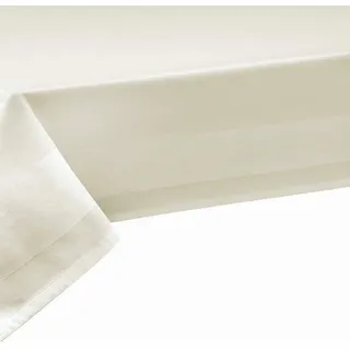 texpot Tischdecke Tischdecke mit längsseitger Atlaskante Baumwolle (1-tlg) Rechteckig | 130 cm x 210 cm