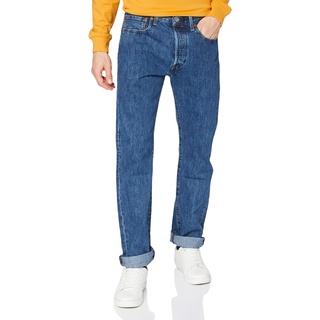 Levi's Herren 501 Original Fit Jeans, Stonewash X, 34W / 30L