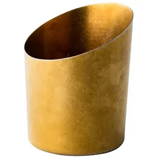 Stylepoint - Servierbecher ELM0911G - glatt gold 9,5x11,5cm - Vintage Edelstahl