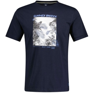 LERROS T-Shirt in hochwertiger Jerseyqualität blau M