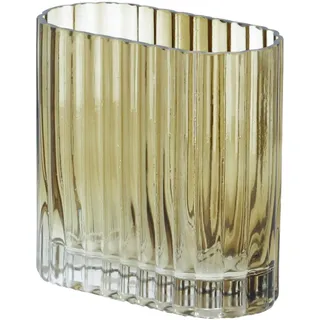 Bloomingville Vase Glas 14 x 14 x 65 cm braun
