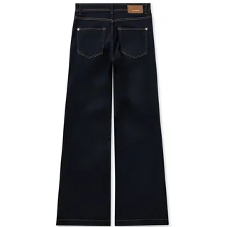 Mos Mosh Weite Jeans MMDara Deluxe (1-tlg) Plain/ohne Details blau 31