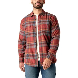 Dickies Herren Flanellhemd mit Langen Ärmeln Hemd mit Button-Down-Kragen (1er Pack) - M