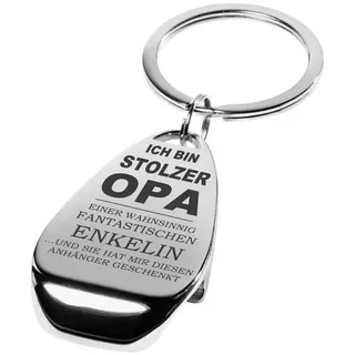 Lieblingsmensch Familien - Schlüsselanhänger Modell: wahnsinnig fantastisch - Opa einer Enkelin