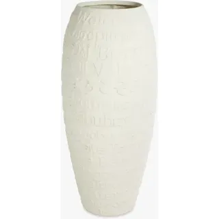 Welcome Bodenvase mit Schriftzug Willkommen Ø 52 cm, Höhe 120 cm