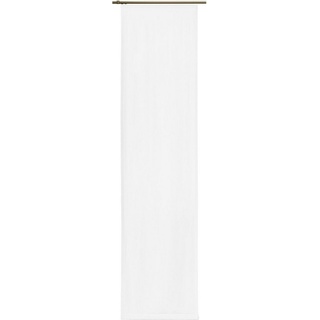 Schiebegardine »Newbury«, Wirth, Klettband (1 St), blickdicht, Jacquard, Ohne Befestigungszubehör, Breite: 57 cm weiß 57 cm x 245 cm