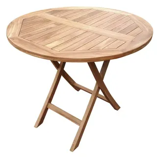 Riess-Ambiente Woodie Gartentisch Ø 90 cm Teak