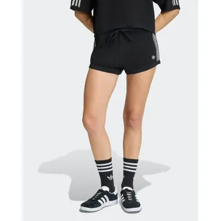 adidas Knitted Crochet Shorts Damen Schwarz XS
