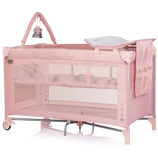 Chipolino Reisebett, Luna 2 Ebenen (60 x 120 cm, Babymöbel, Babybetten, Reisebetten
