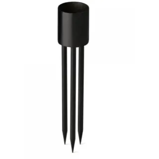 ester & erik - Steckkerzenhalter Set - Metall - Farbe: Black - (HxØ): 8,0 x 1,5 cm - Größe: S - 4er Set