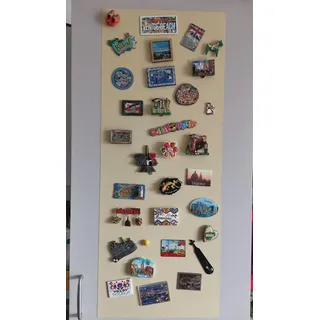 Magnetfolie | Haftgrund für Magnete | Magnettafel | Ferrofolie selbstklebend | beschreibbar, abwischbar, magnetisch | (beige, 200x40cm)