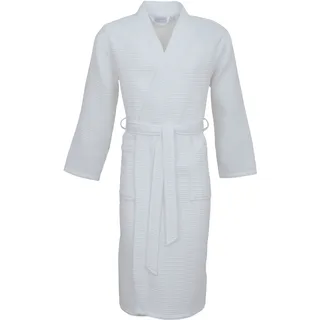 Unisex-Bademantel CARL ROSS "25100" Gr. S, weiß, S, Baumwolle, Hausmäntel, Waffelpique