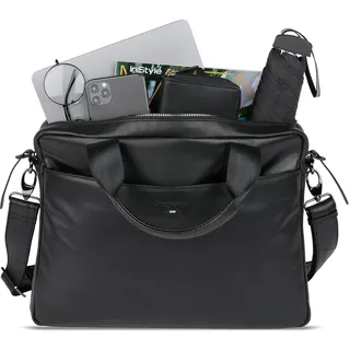 Bugatti Romeo Aktentasche Leder 36 cm Laptopfach schwarz | Gr.: onesize