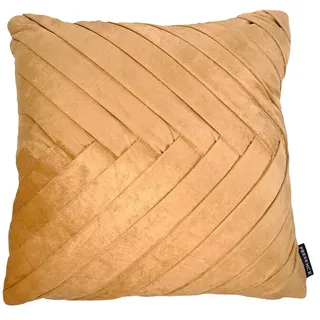 Kissen Folded  (Gold, 45 x 45 cm, 100 % Baumwolle)