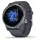 45 mm Silikonarmband granitblau/silber