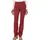 Trousers Damen Bordeaux Red 38