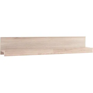 Wandregal OTTO HOME "Silkeborg", weiß (eiche weiß gekalkt teilmassiv), B:90cm H:16cm T:17cm, Holz teilmassiv, Regale, Wandregal, Breite 90 cm