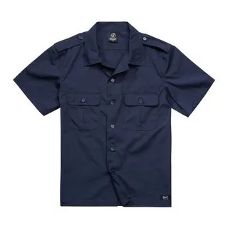 Brandit US Shirt Ripstop Kurzarmhemd blau M