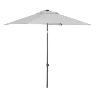 Dehner Sonnenschirm Andros, rechteckig, ca. B210/T150 cm, Hellgrau