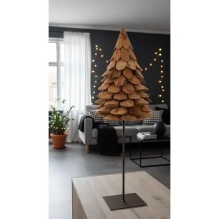 Deko Baum aus Teakholz M 80 cm, Ø 30 cm
