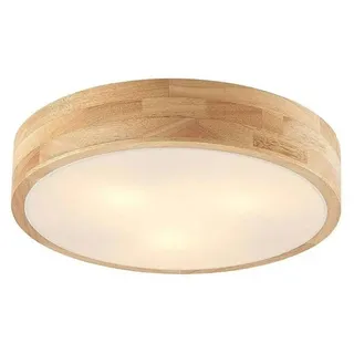LINDBY Tanju 8 dimmbar Holz/weiß Ø40 cm