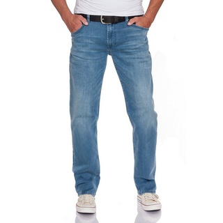 Miracle of Denim Straight-Jeans M.O.D Thomas Comfort Bogota Blue Jogg blau 30