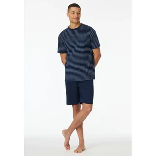 SCHIESSER Pyjama Casual Essentials Dunkelblau 4XL
