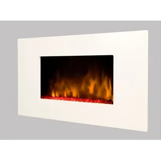 Chemin'Arte Elektrischer Wandkamin White Loft 90 cm mit LED-Flammeneffekt - 085
