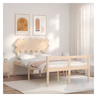 vidaXL Seniorenbett 120 x 200 cm beige